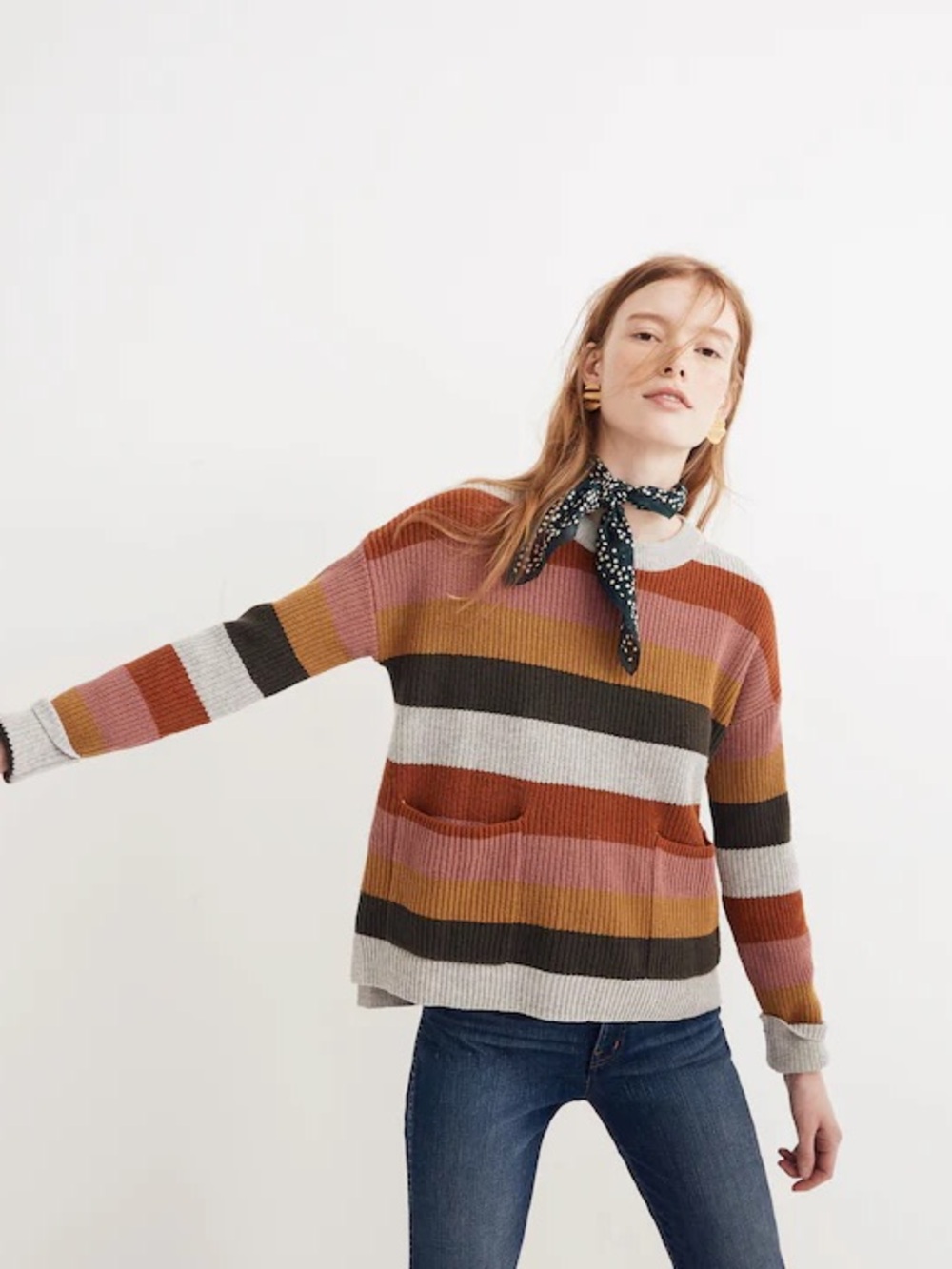 Patch Pocket Pullover Sweater